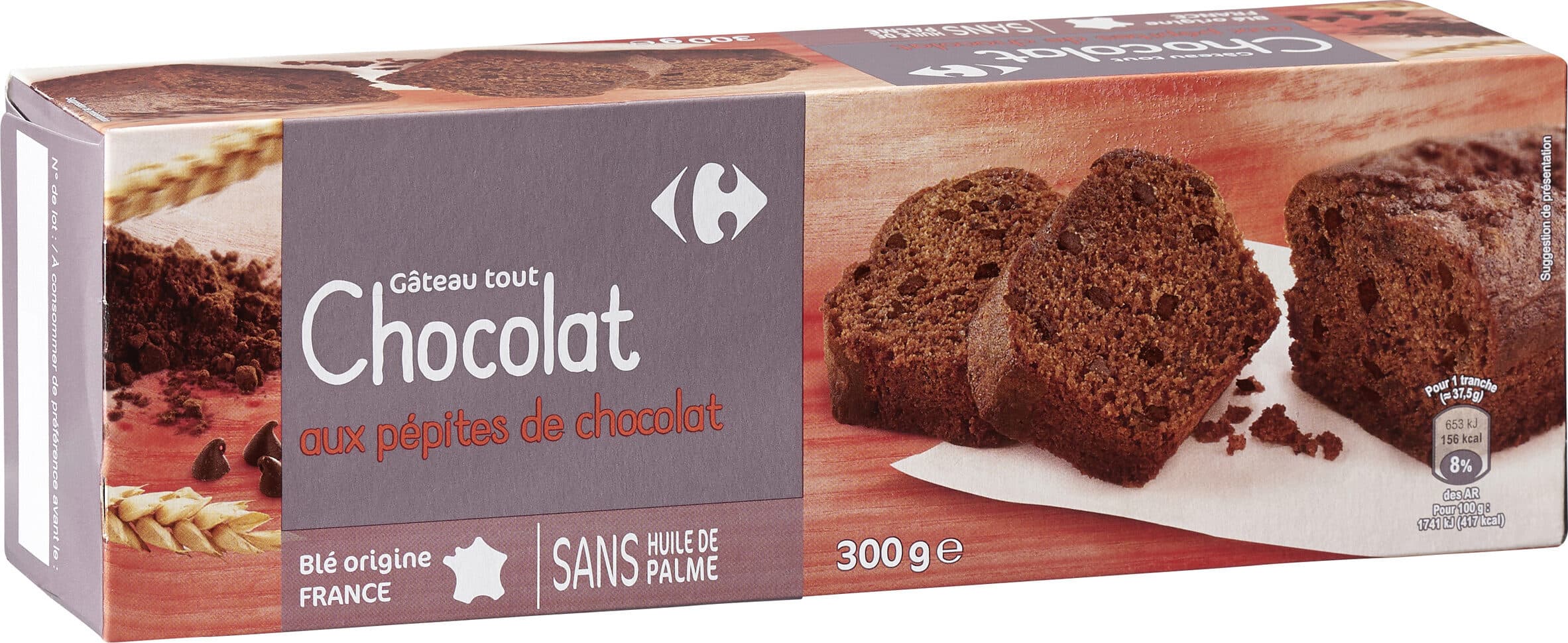 Carrefour Gâteau Tout chocolat packshot