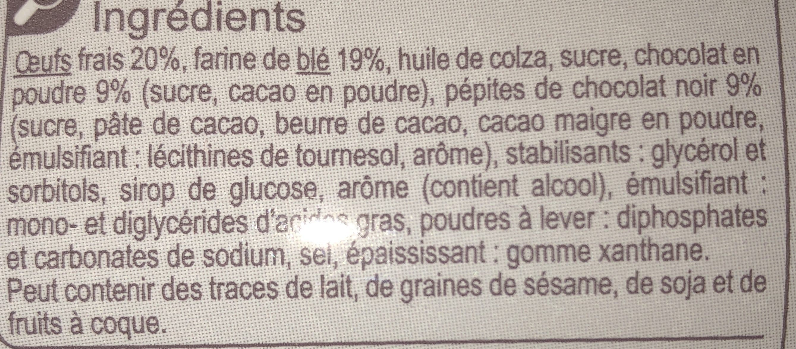Carrefour Gâteau Tout chocolat packshot