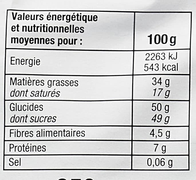 Carrefour Papillotes saveur praliné packshot