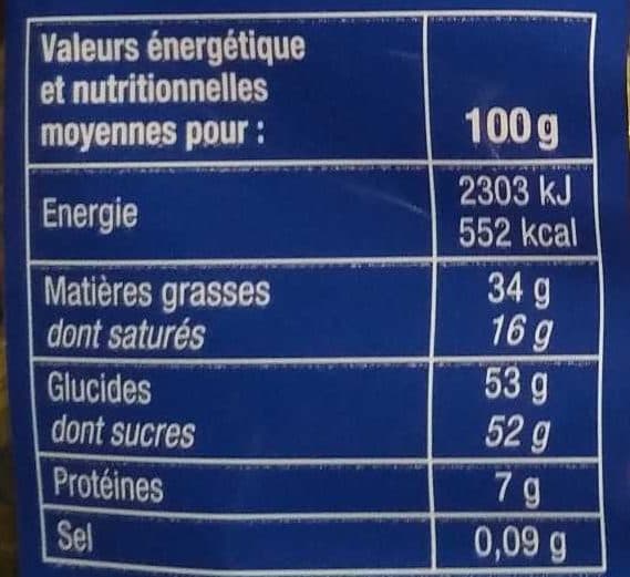 Carrefour Papillotes lait packshot