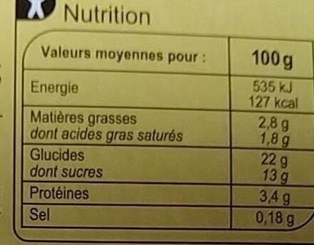 Carrefour Riz au lait saveur vanille packshot