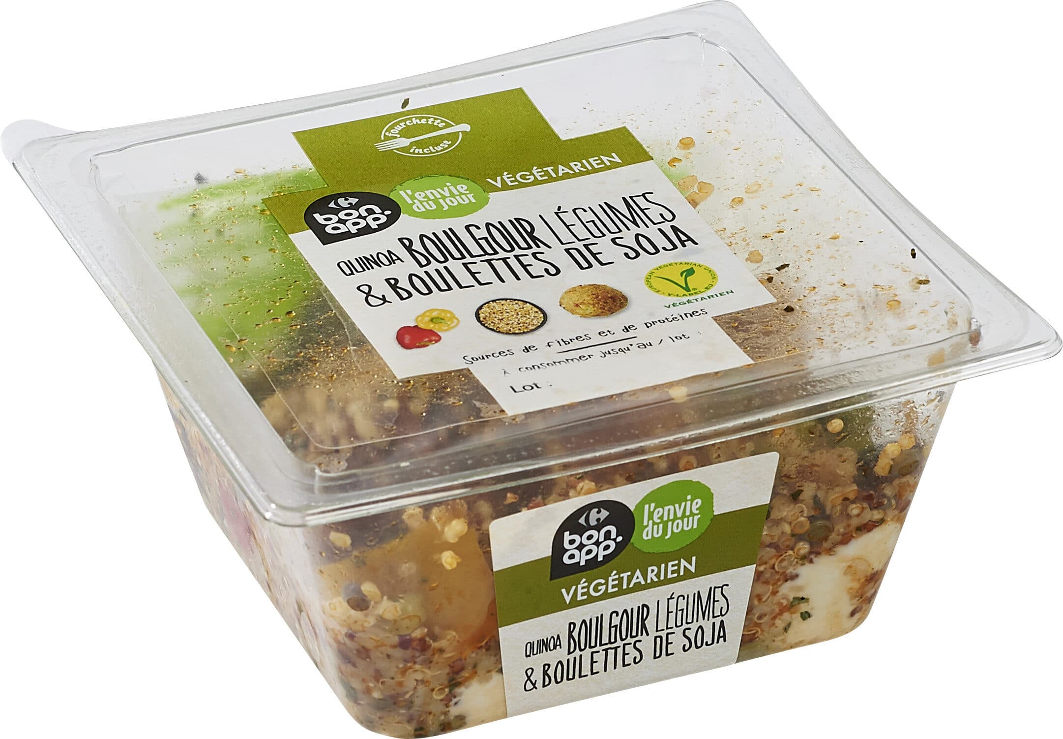 Bon App QUINOA BOULGOUR LEGUMES Boulettes de soja packshot