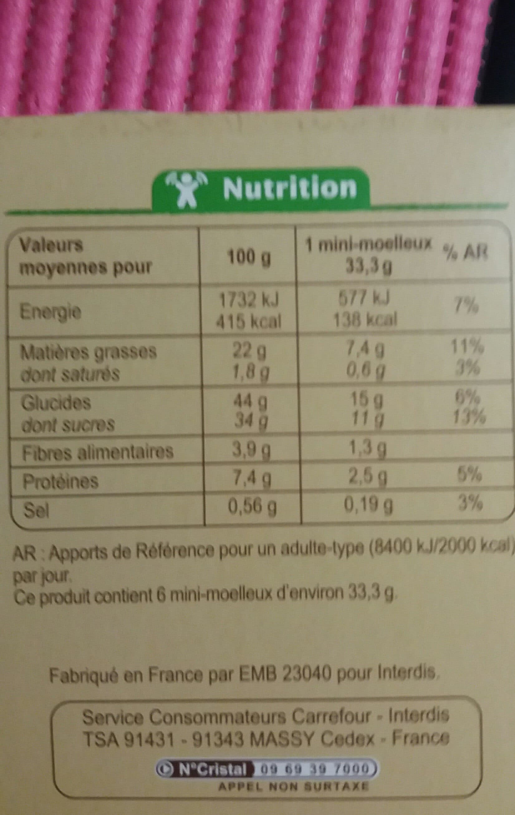 Carrefour BIO Mini Moelleux au citron et graines de pavot packshot