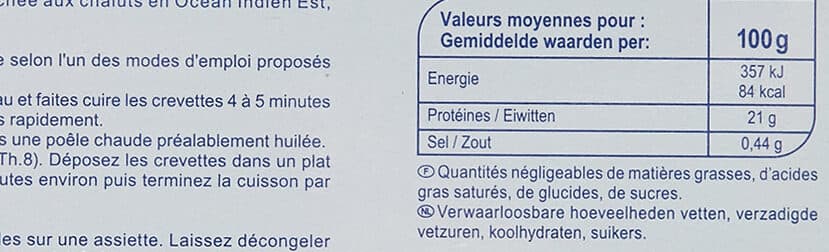 Carrefour Crevettes sauvages packshot