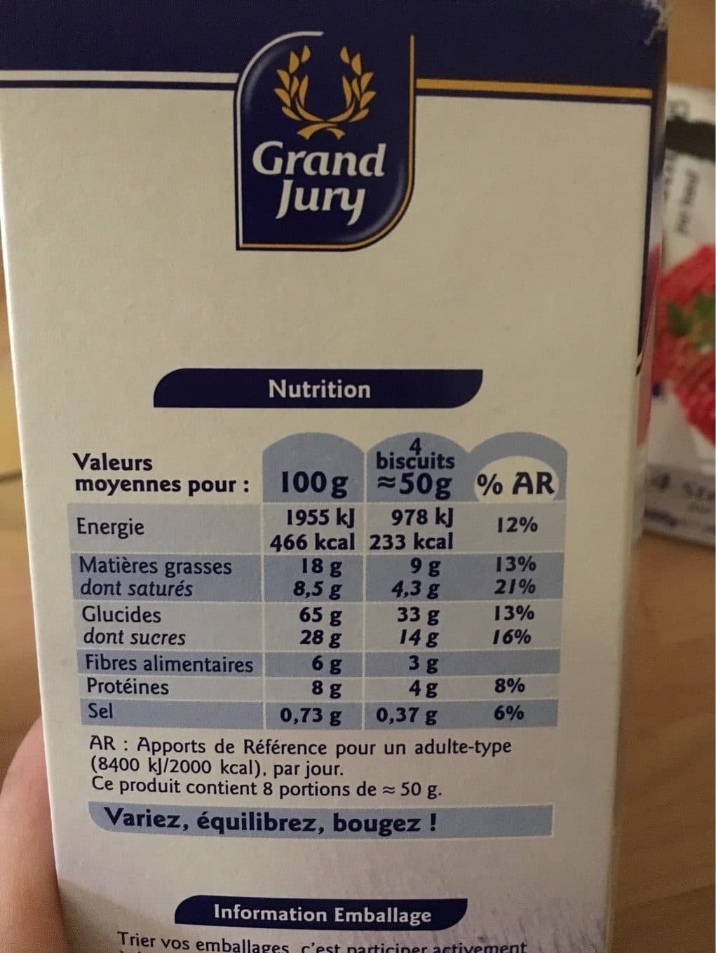 Grand Jury Biscuits pour le petit déjeuner céréales et pépites de chocolat packshot