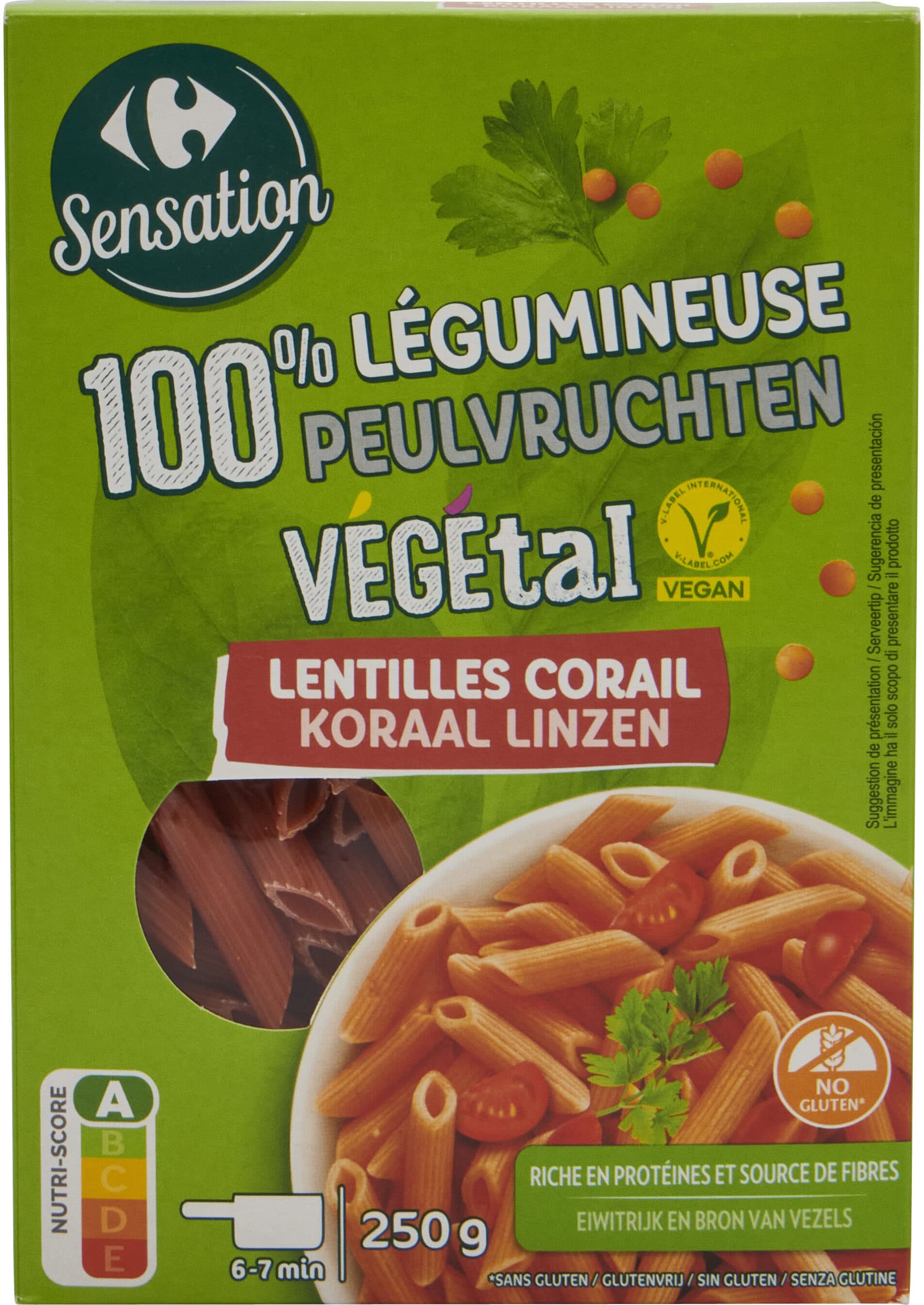 Carrefour 100% légumineuse packshot
