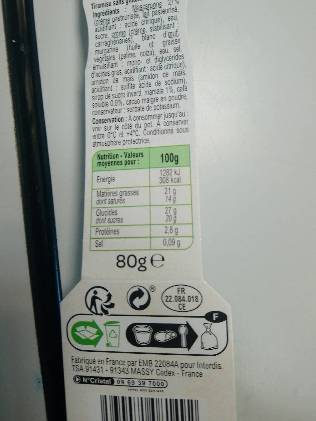 Bon App' Tiramisu packshot