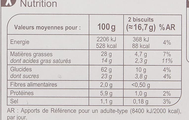 Carrefour Palmiers Aux zestes de citron confits packshot