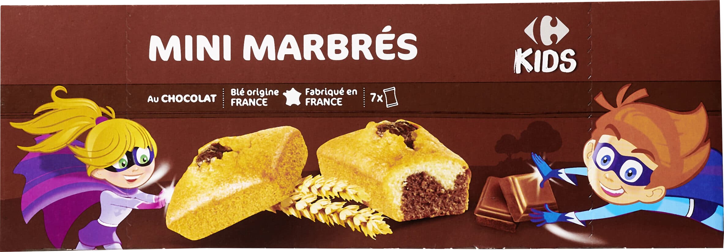 Carrefour Mini mabre au chocolat packshot