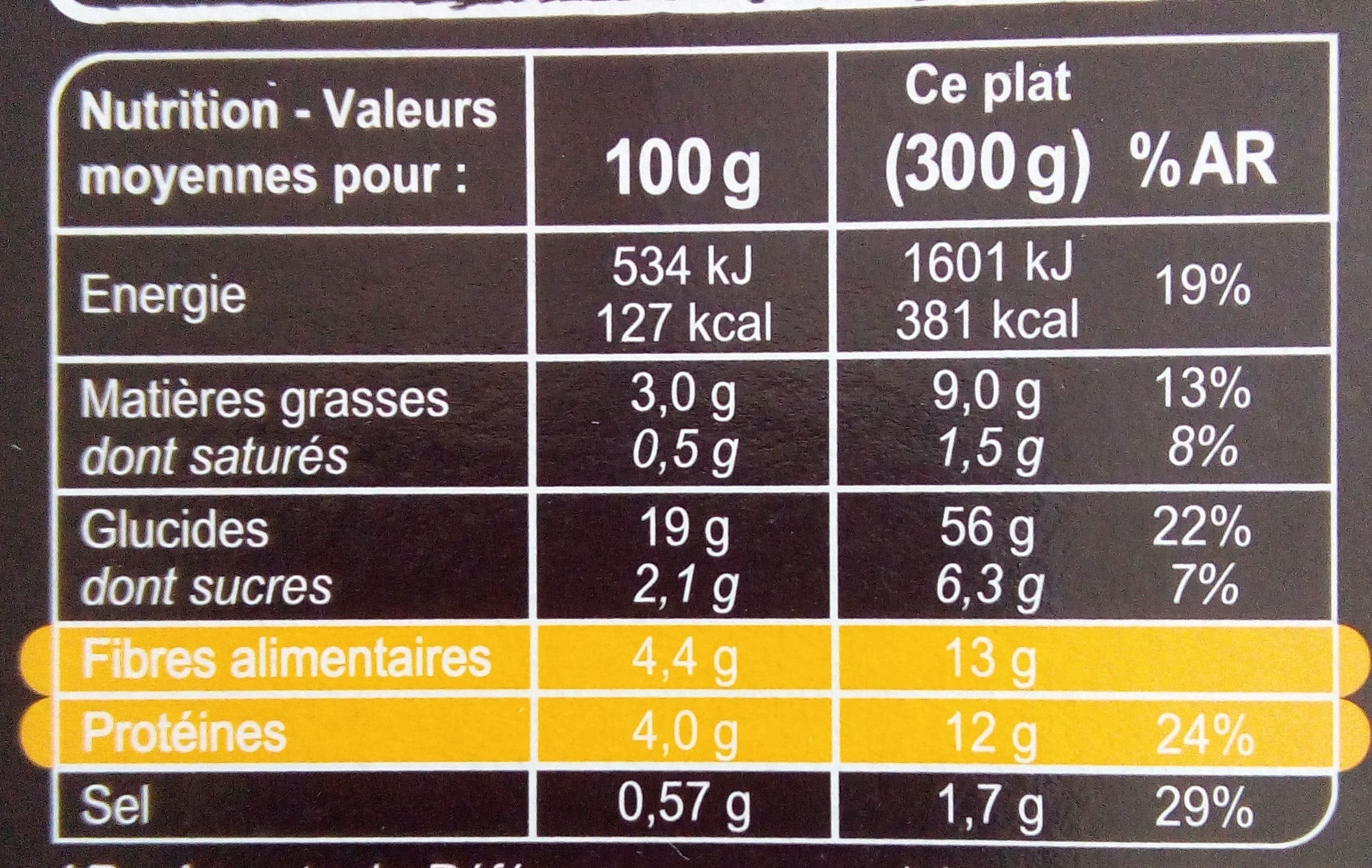 Carrefour Tajine de legumbres packshot