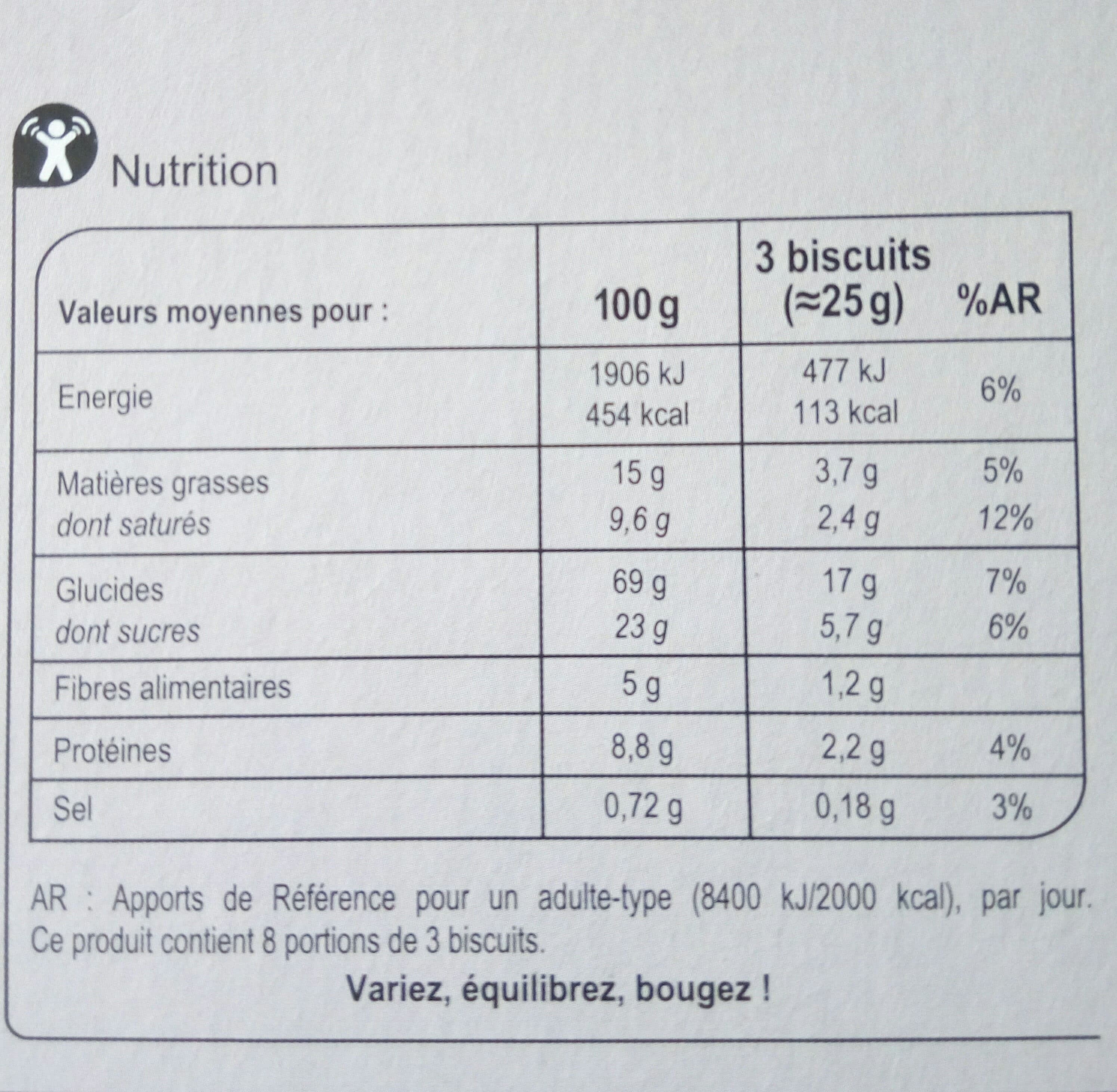 Carrefour Petit beurre multi céréales packshot