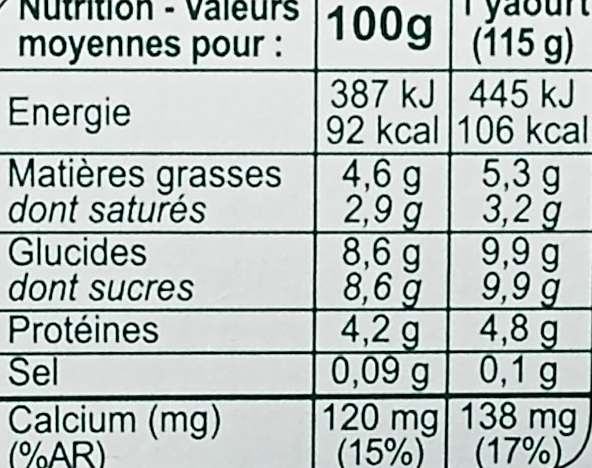 Carrefour Yaourt au lait de chèvre vanille packshot