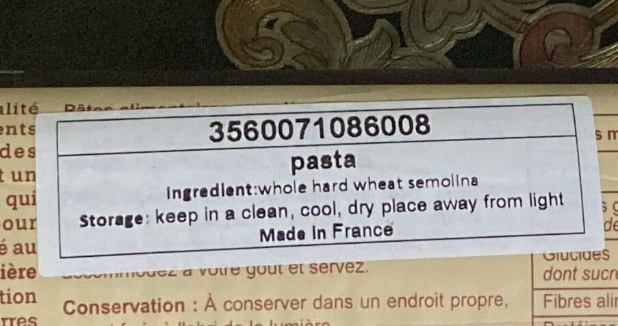 Carrefour Spaghetti Blé complet packshot