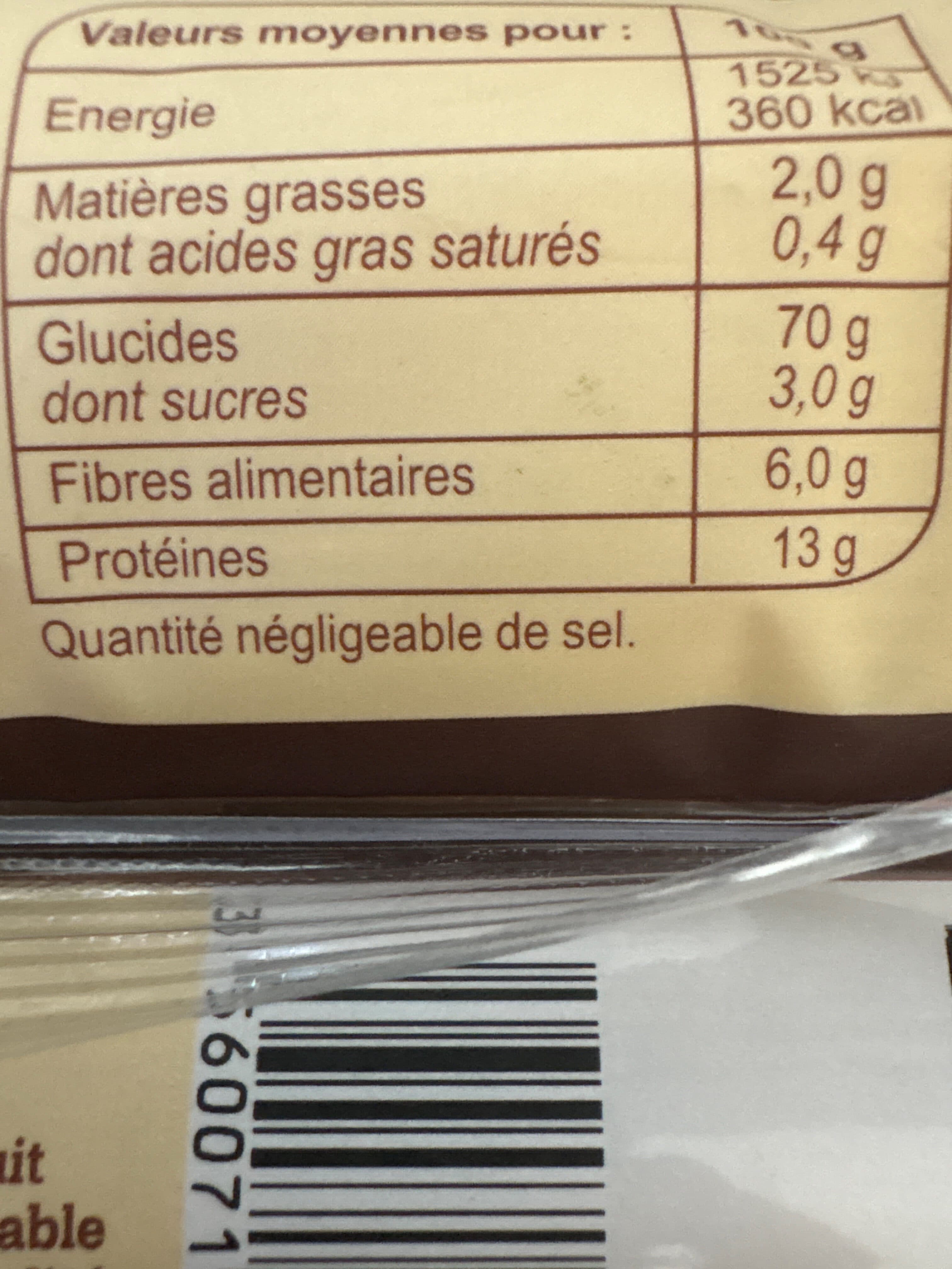Carrefour Spaghetti Blé complet packshot