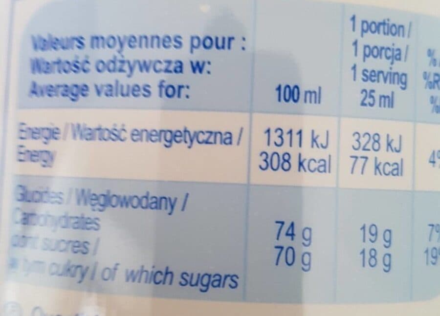Carrefour Sirop citron packshot