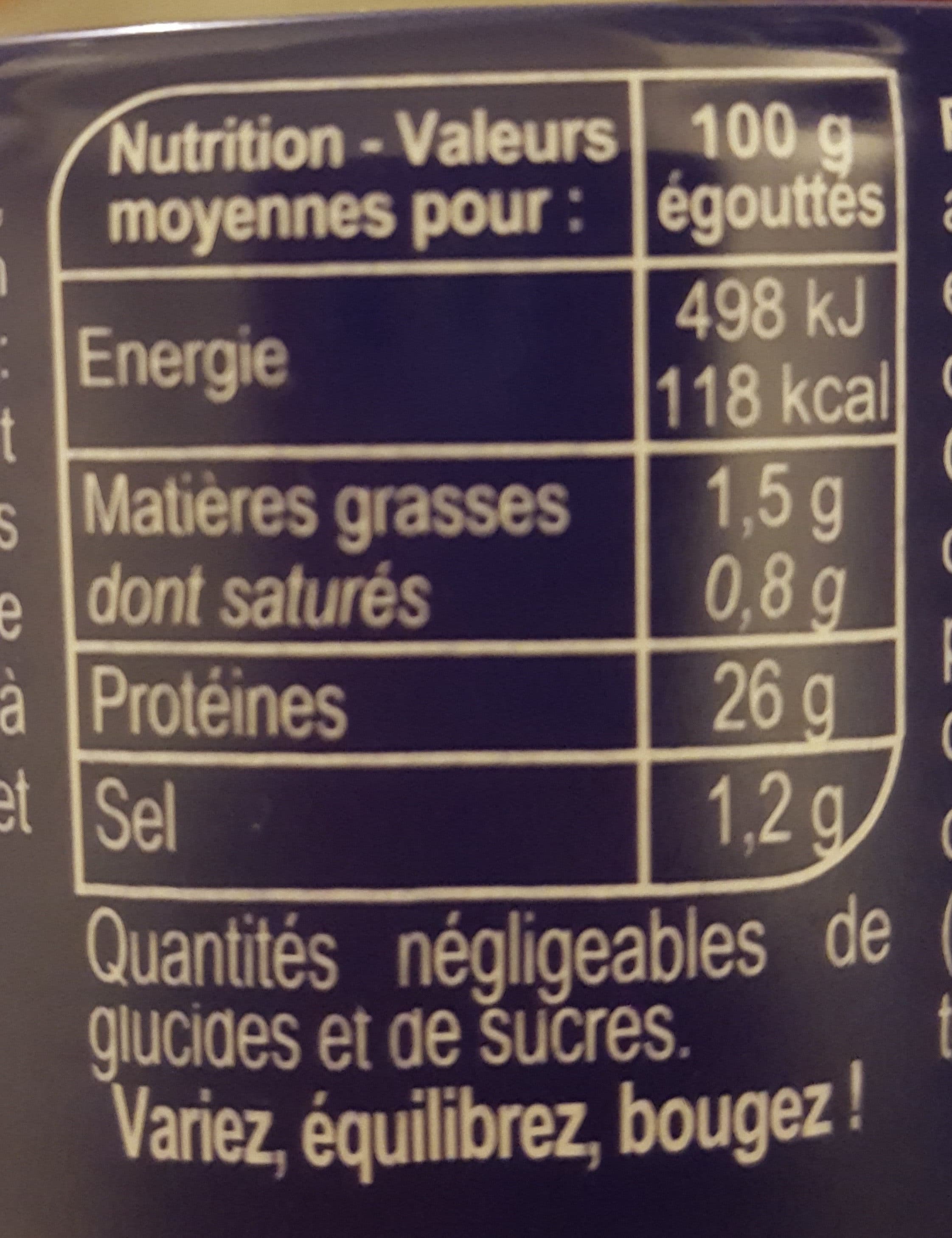 Carrefour Thon entier au naturel packshot