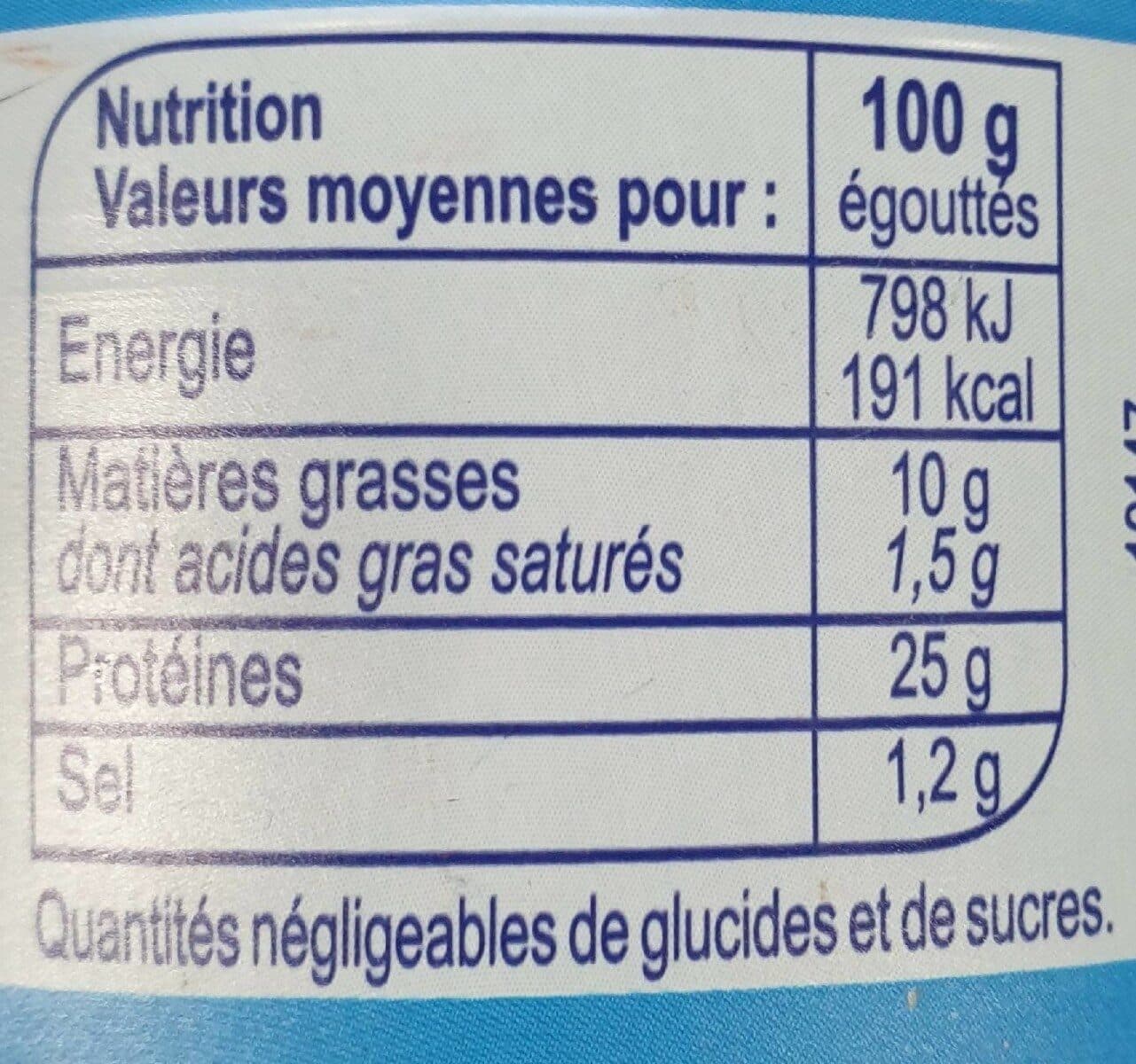 Carrefour Thon entier à l'huile de tournesol packshot