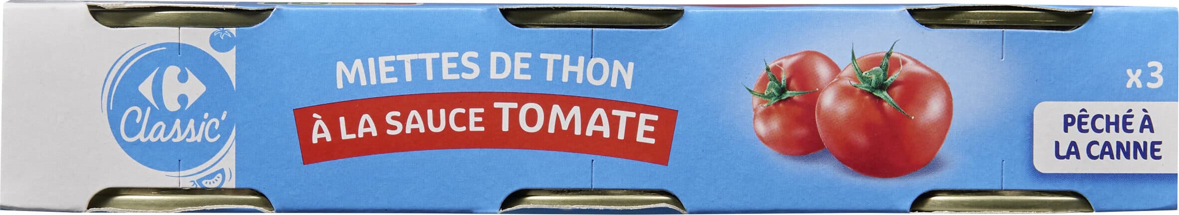 Carrefour Miettes de thon à la sauce tomate packshot