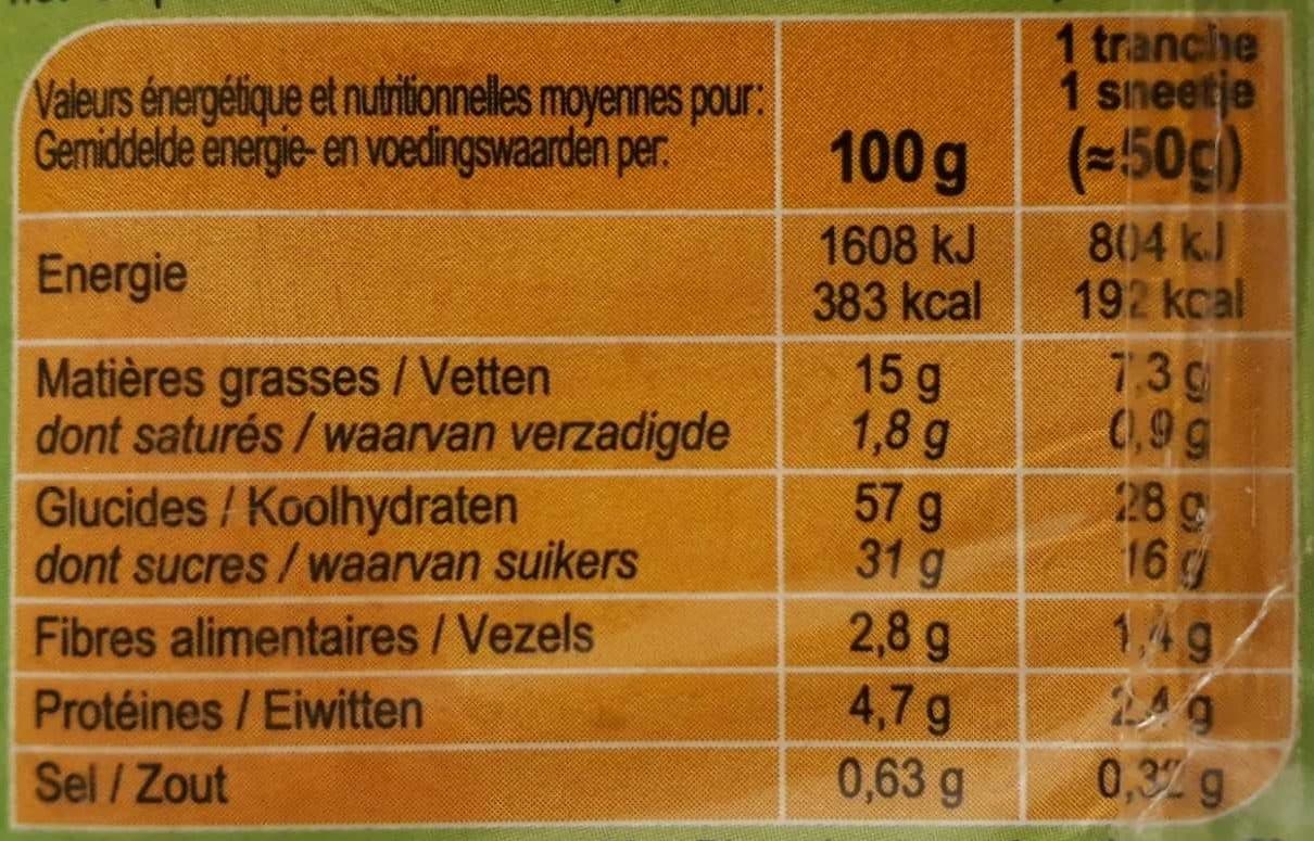 Carrefour Cake au fruits packshot