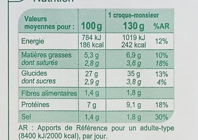 Carrefour Croque-Monsieur packshot
