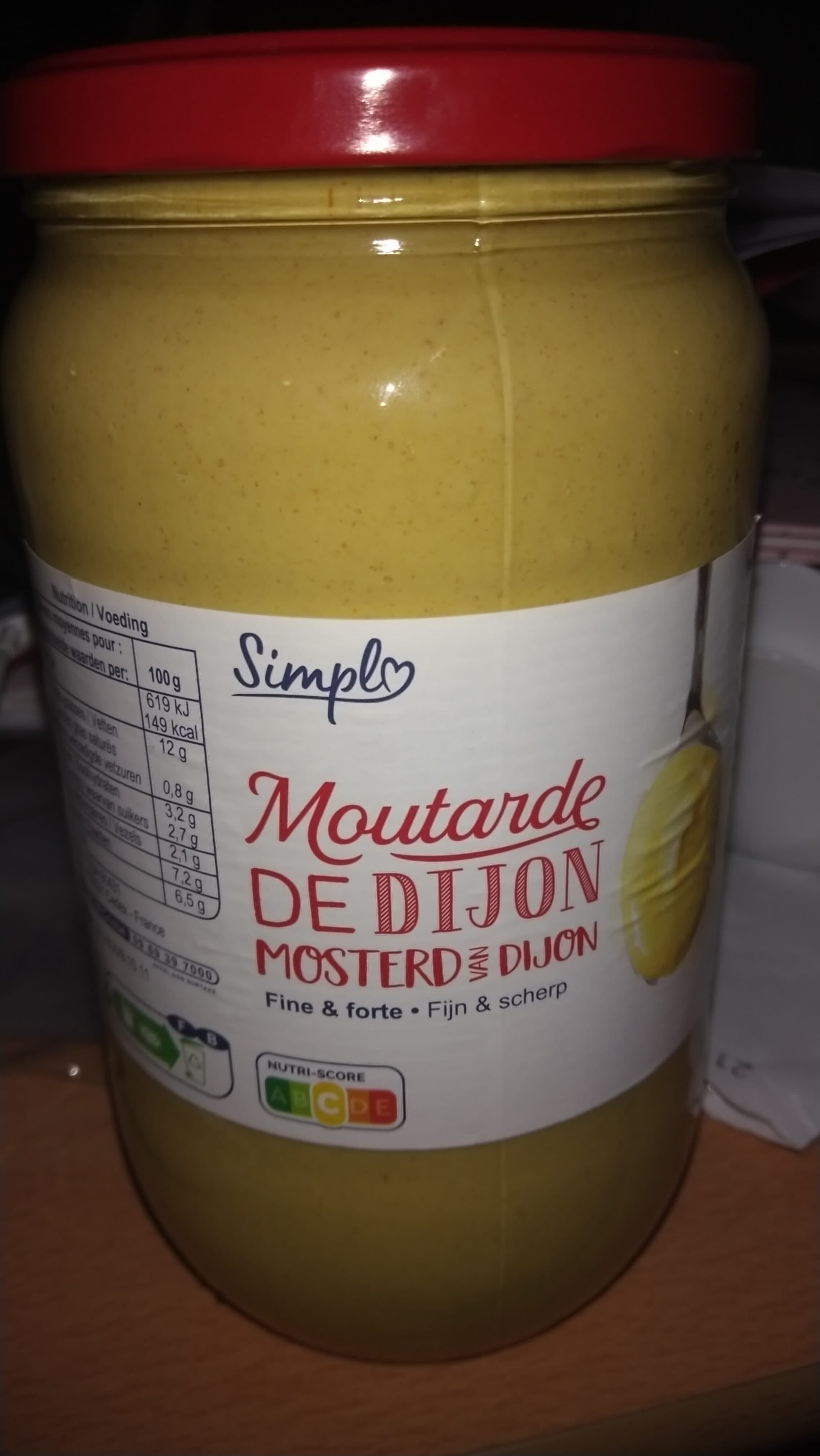 Carrefour Moutarde de Dijon packshot