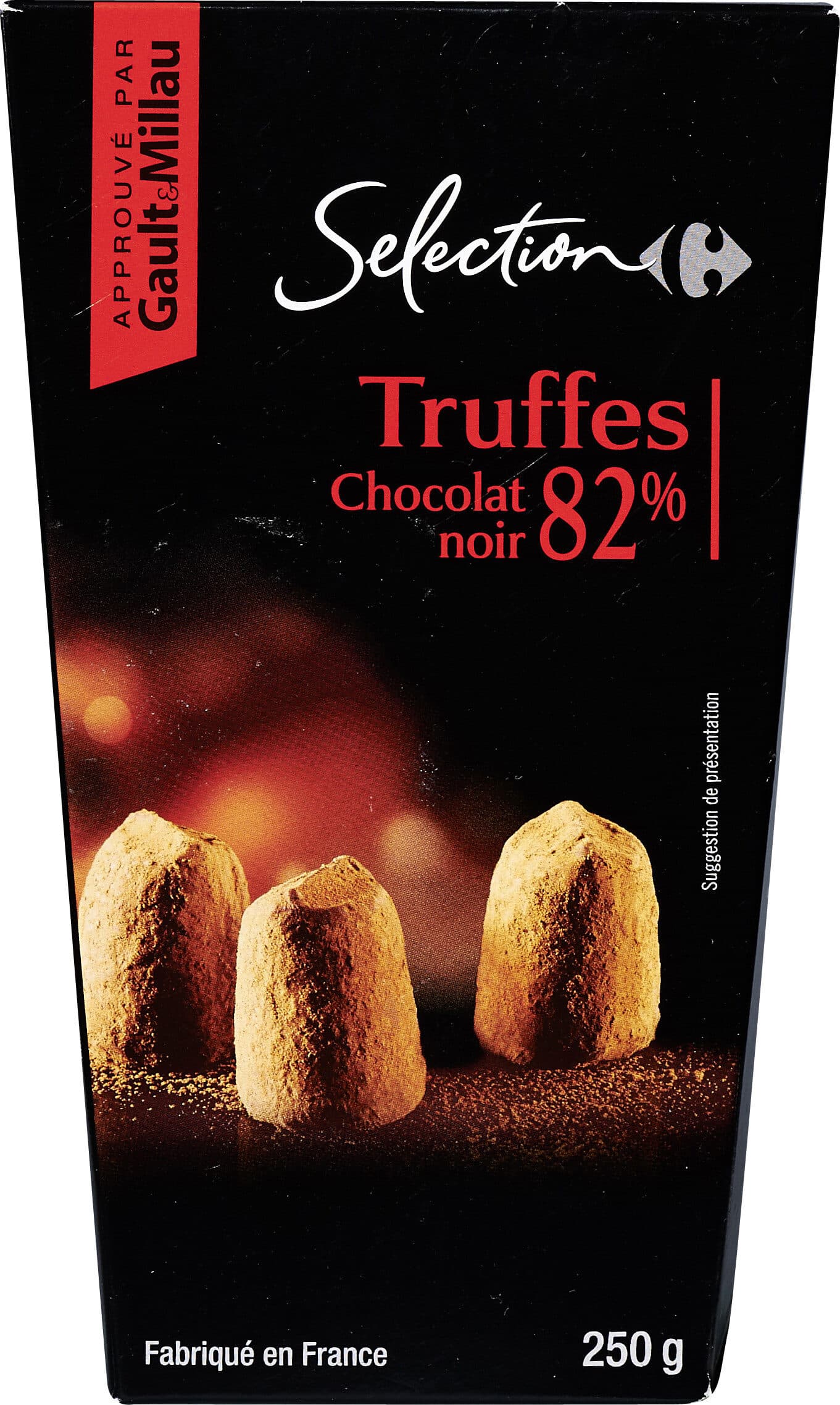 Carrefour Truffes 82% cacao packshot
