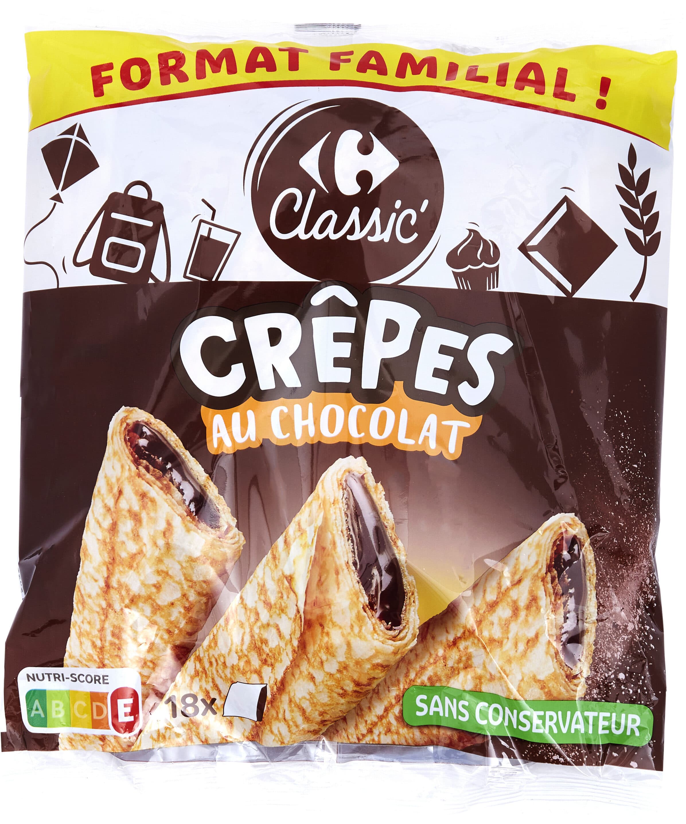 Carrefour Crêpes au chocolat packshot