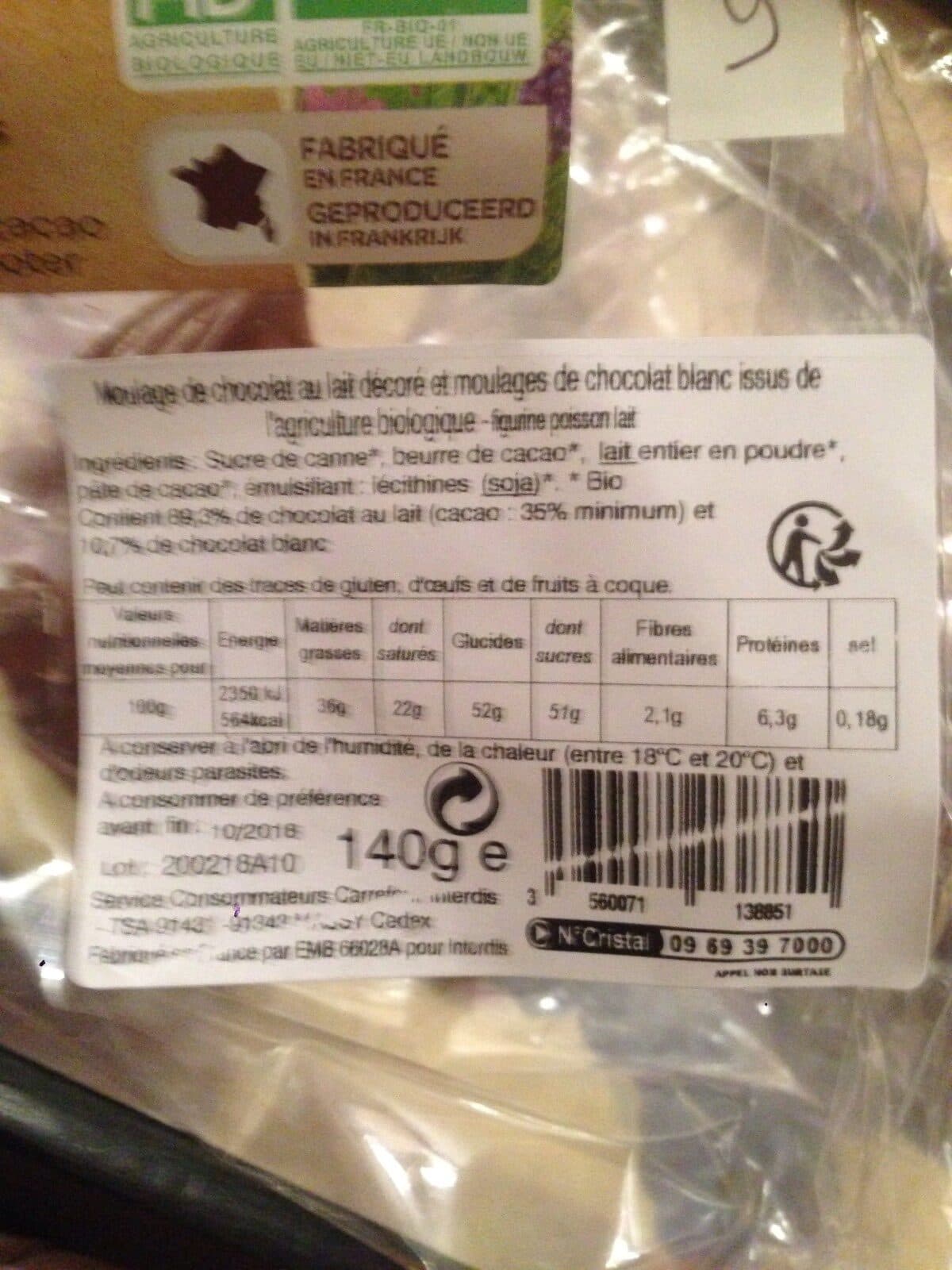 Carrefour Poisson et ses oeufs packshot