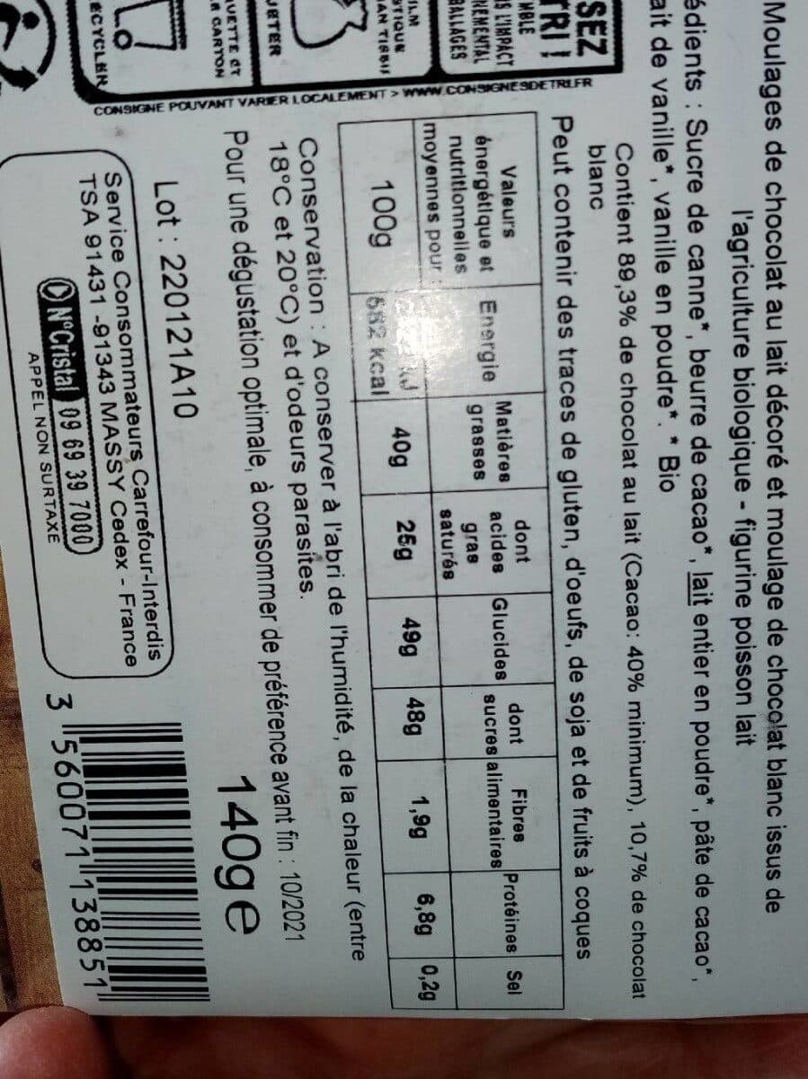 Carrefour Poisson et ses oeufs packshot