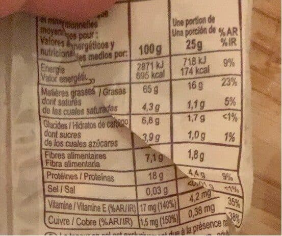 Carrefour BIO avellana tostada CRF packshot