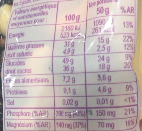 Carrefour Cranberries & noix de cajou & noix de pécan packshot