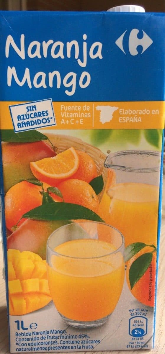 Carrefour Naranja Mango packshot