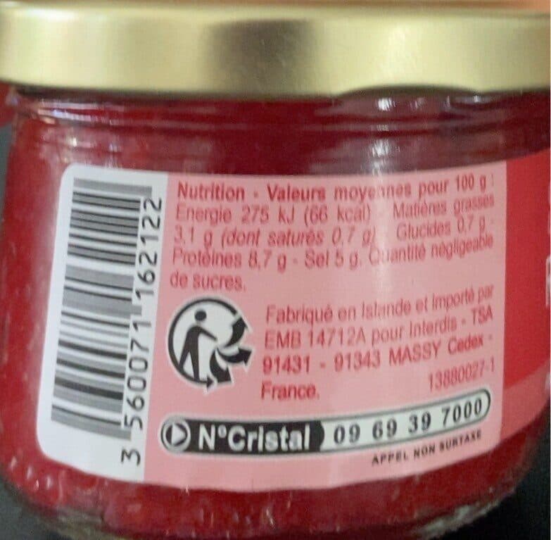 Carrefour Oeufs de lompe packshot