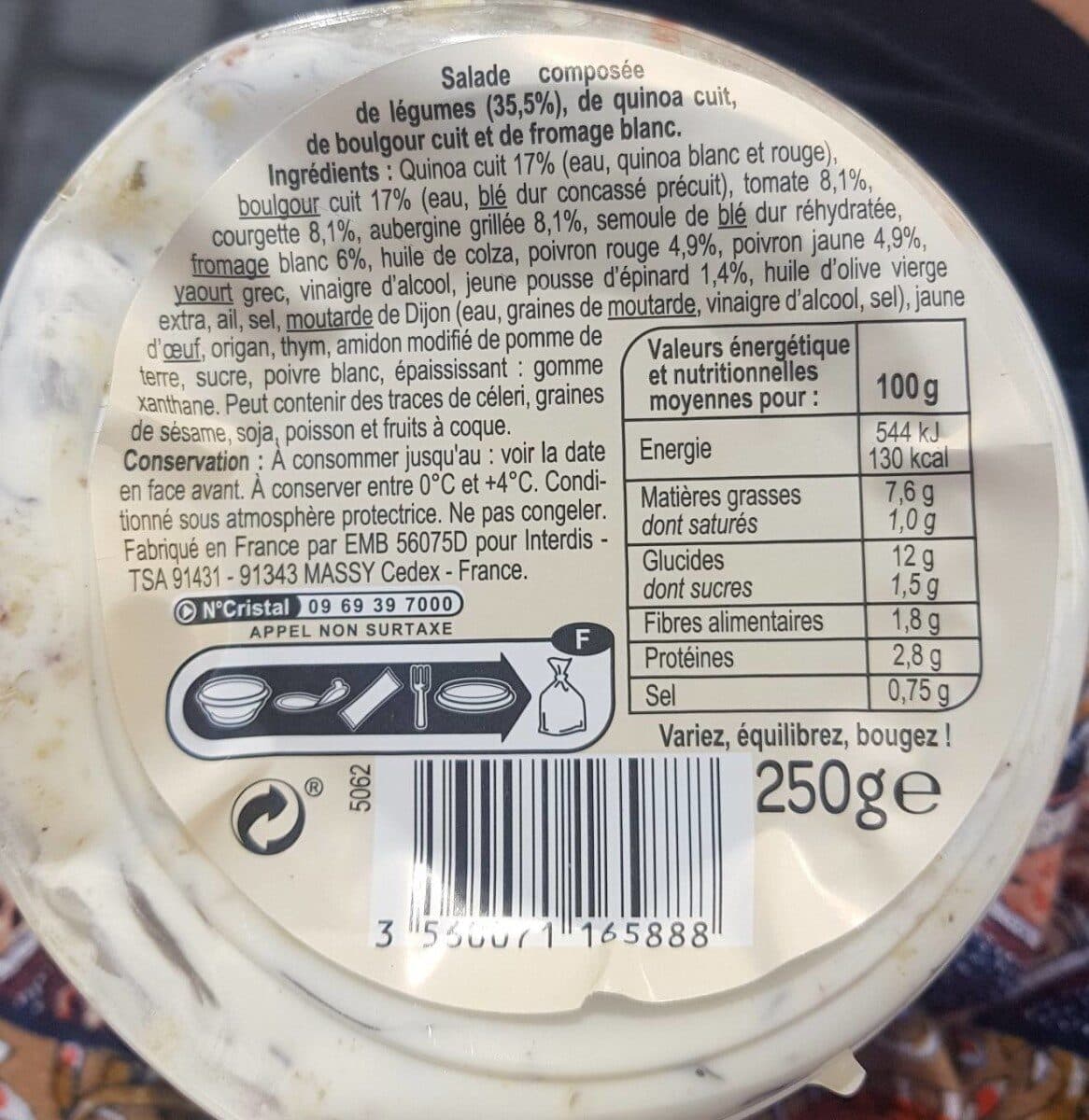Carrefour Quinoa Boulgour aux legumes d'ete packshot