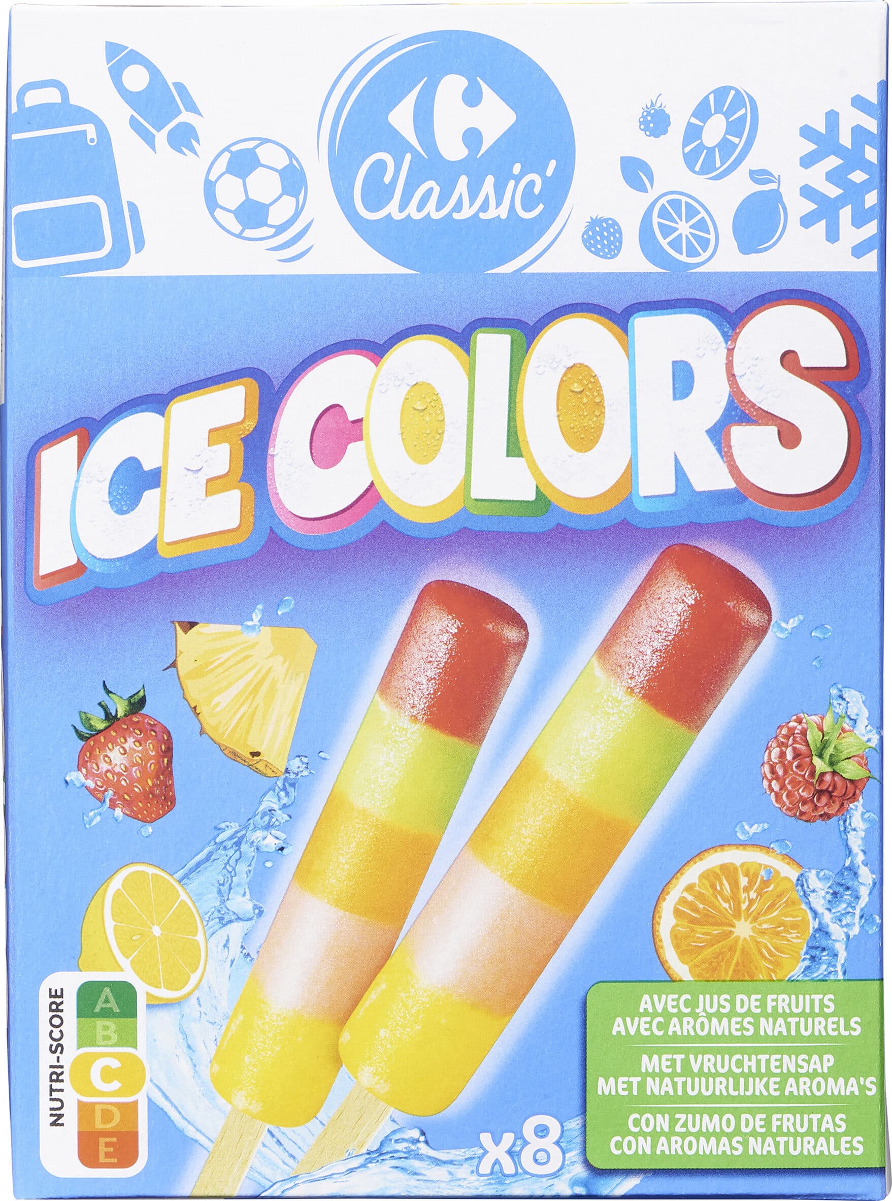 Carrefour Ice colors packshot