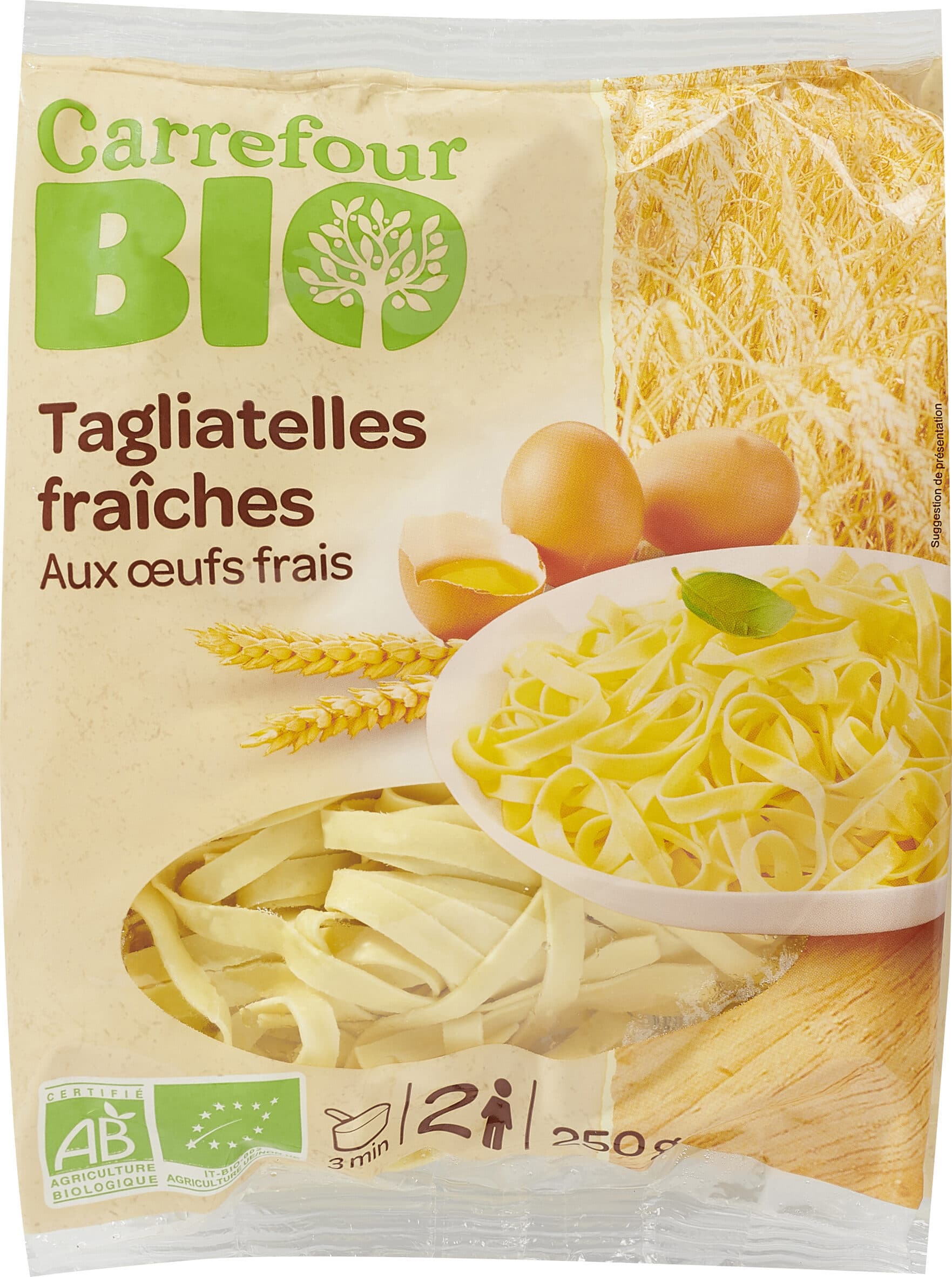 Carrefour Tagliatelles fraîches packshot