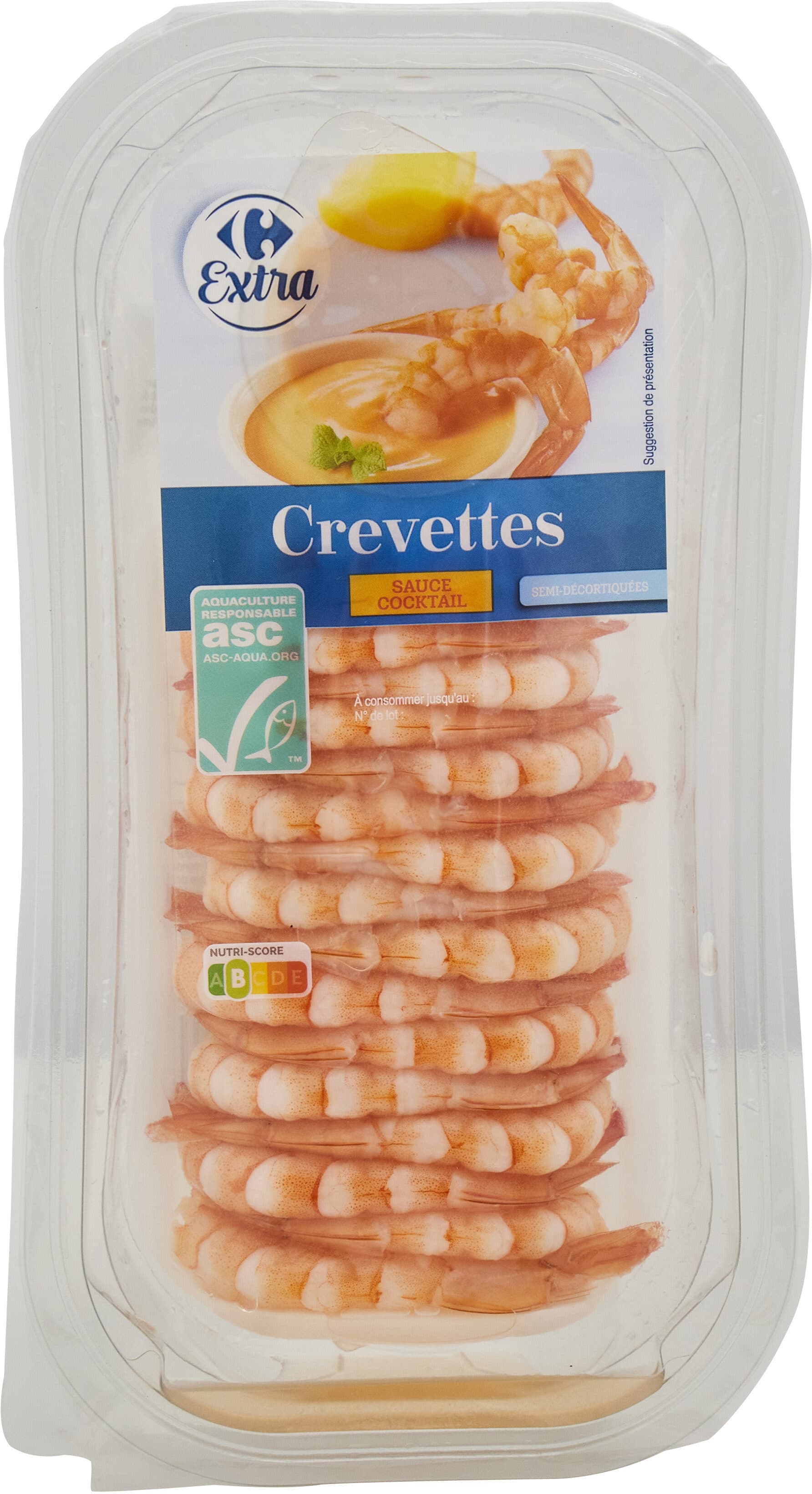 Carrefour Crevettes packshot
