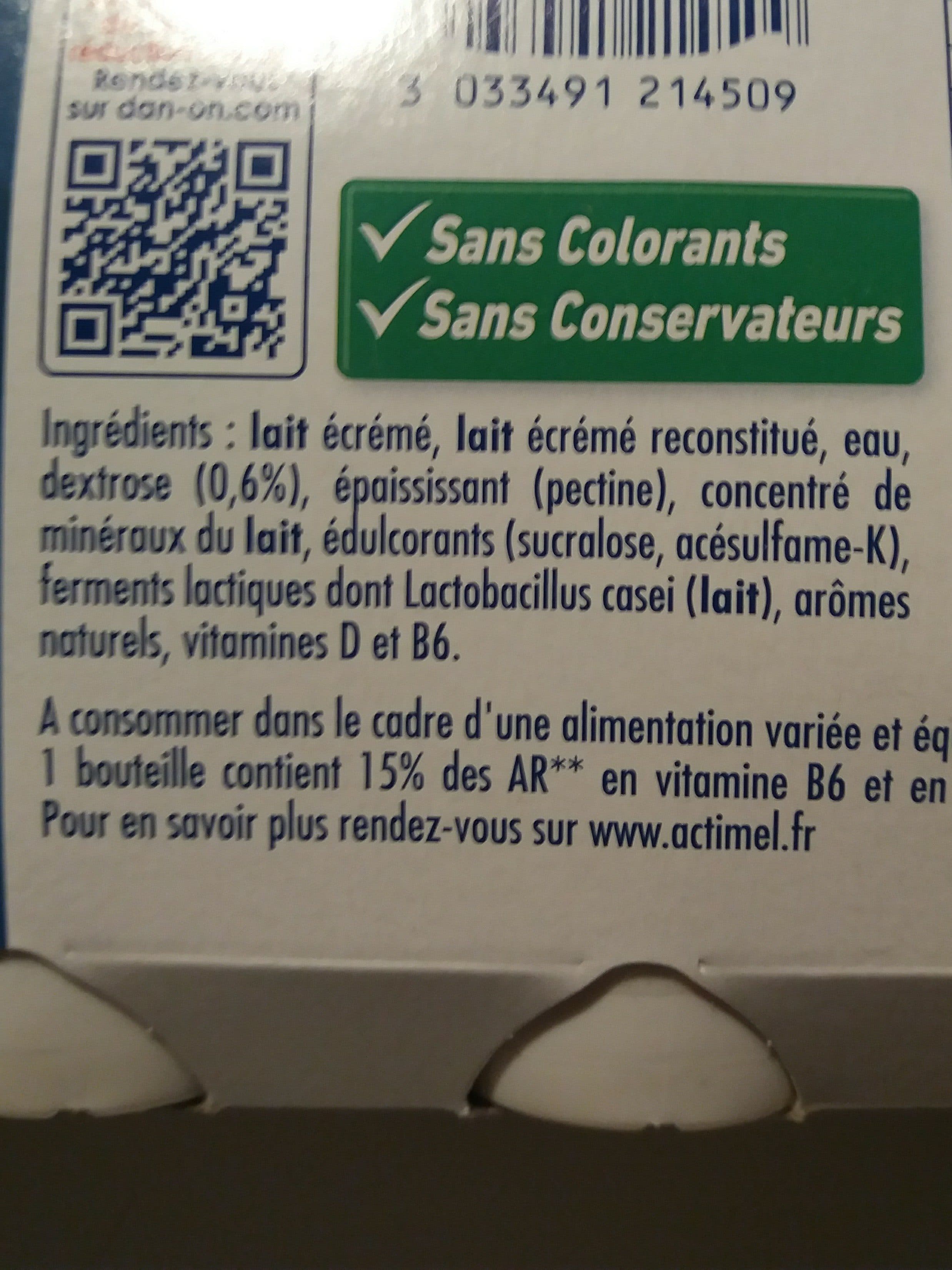 Actimel Actimel 0% packshot