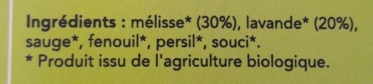 Open Food Facts Epicerie / Thé Bio Et équitable / Tisanes, Infusions packshot