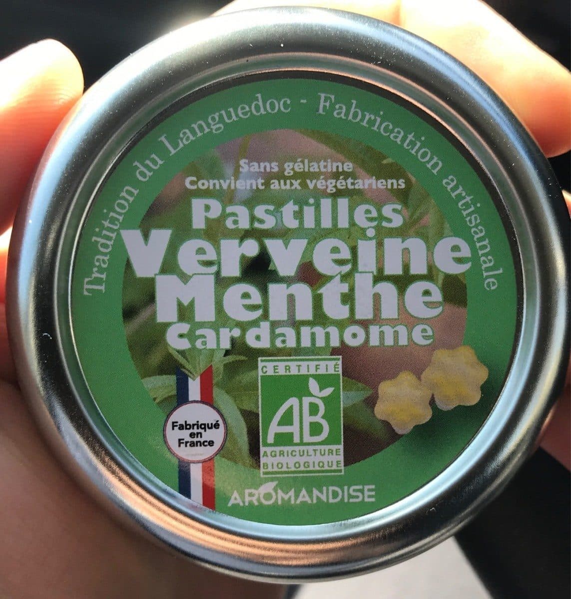 Aromandise Pastilles verneine menthe cardamome packshot