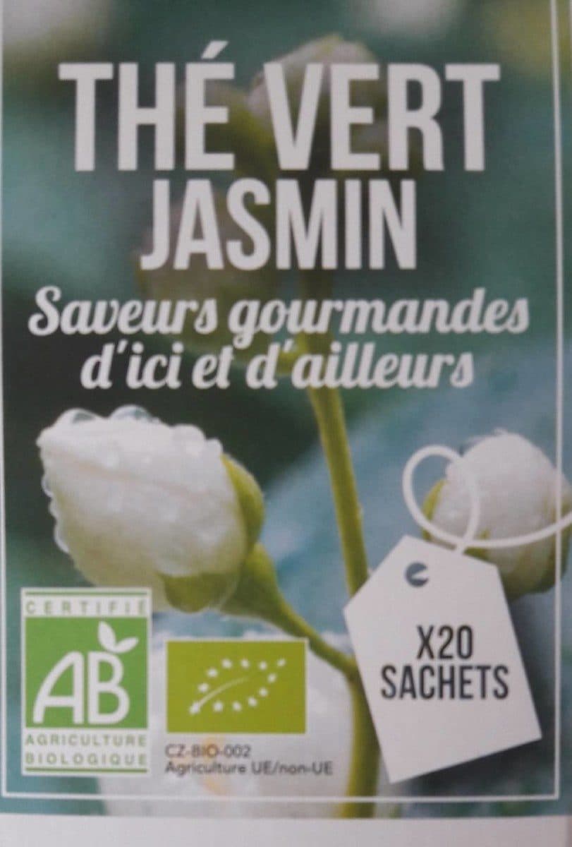Open Food Facts Aromandise Thé Vert Jasmin Bio - Boîte De packshot