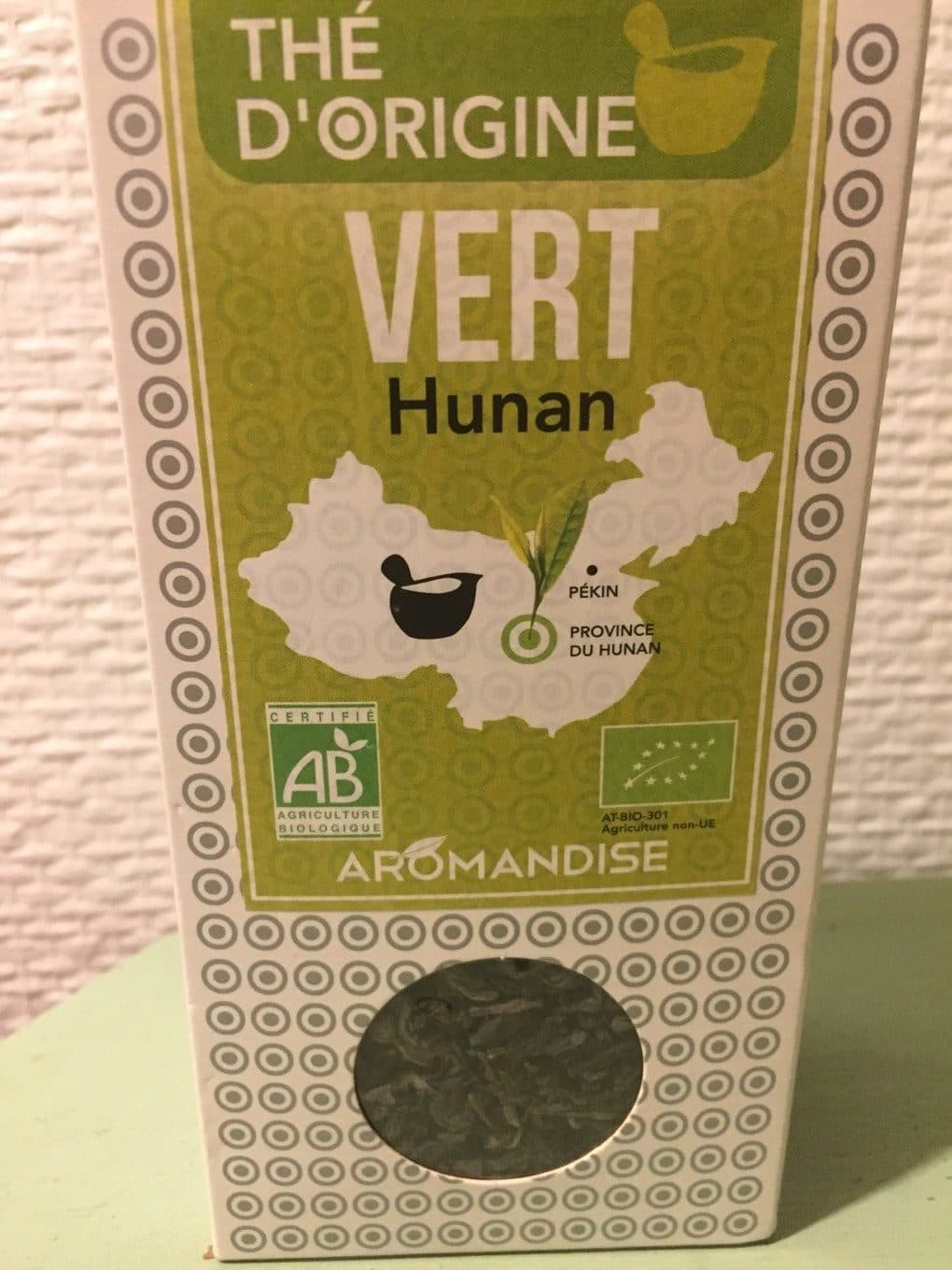 Aromandise Epicerie / Thé Bio Et équitable / Thé Vert packshot