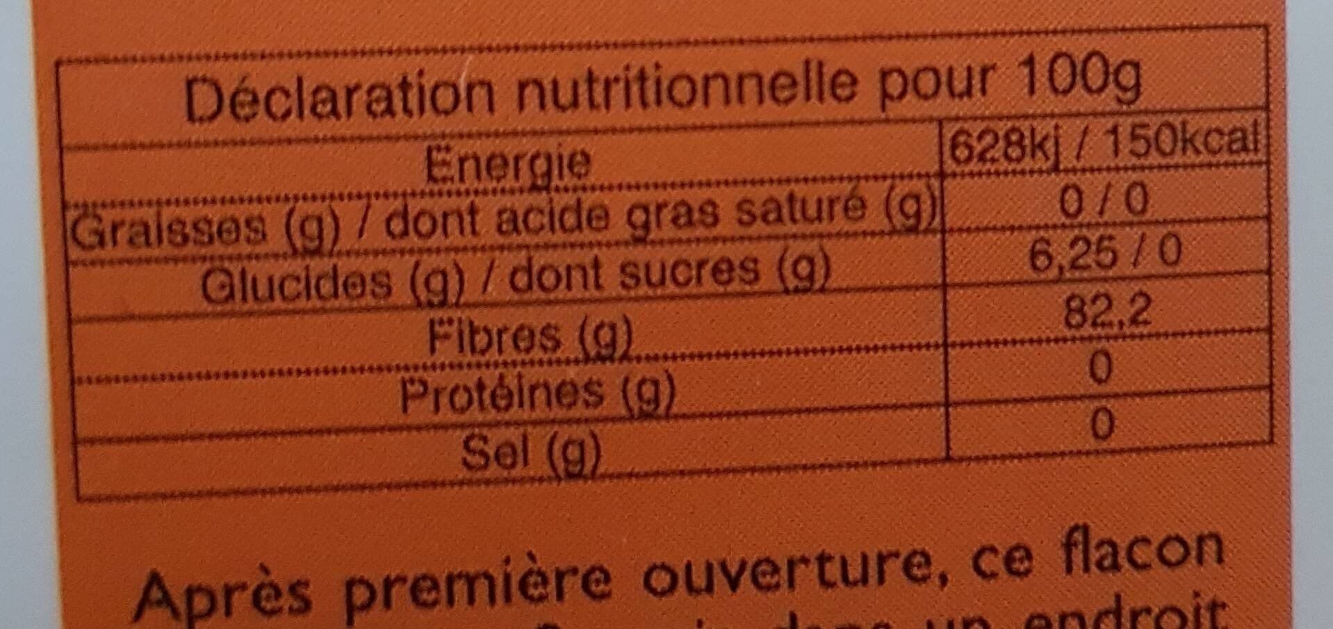 Open Food Facts Cristaux huiles essentiels ronde des agrumes packshot