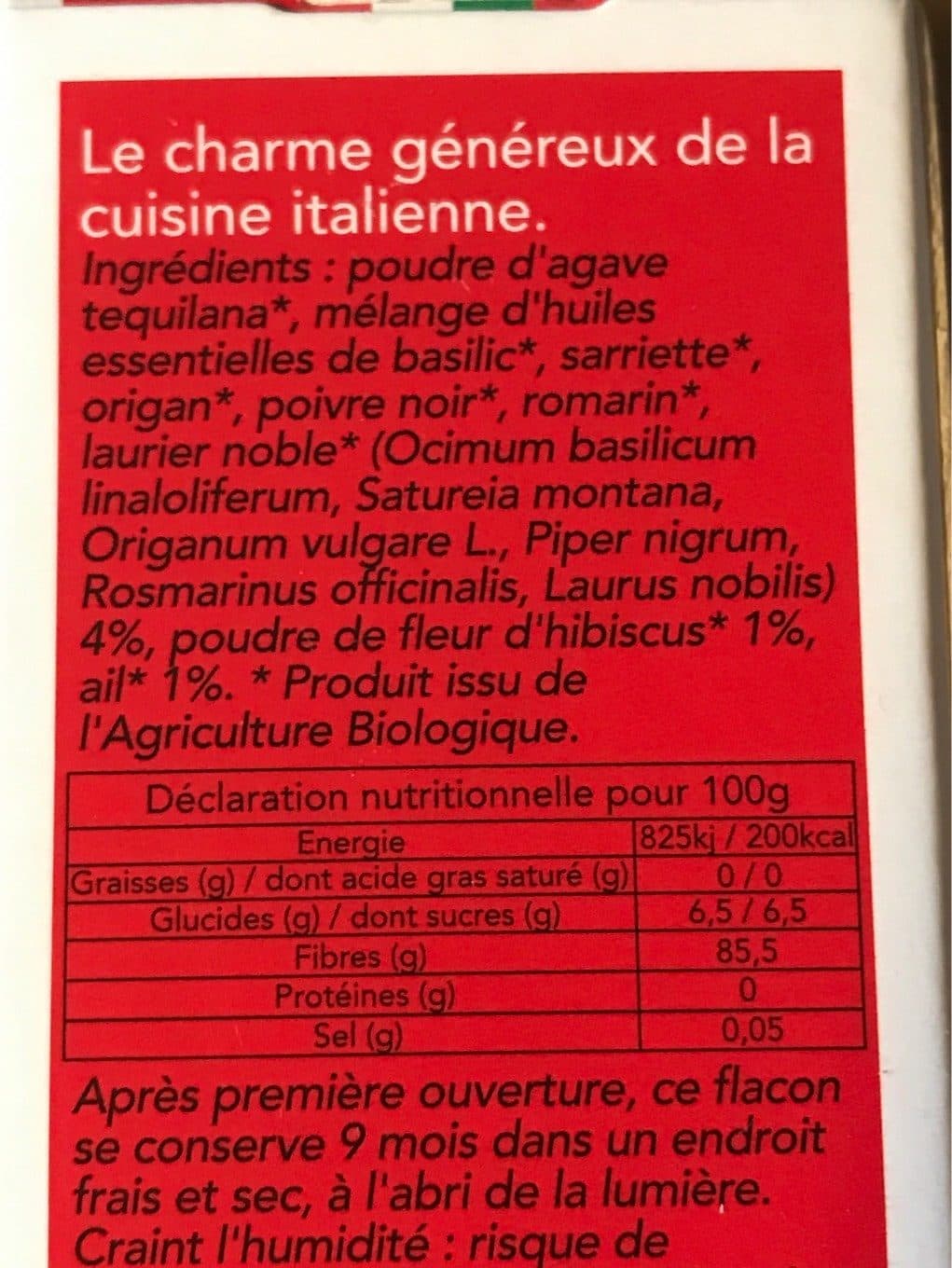 Aromandise Cristaux d Huiles Essentielles Mélange Italien ? packshot