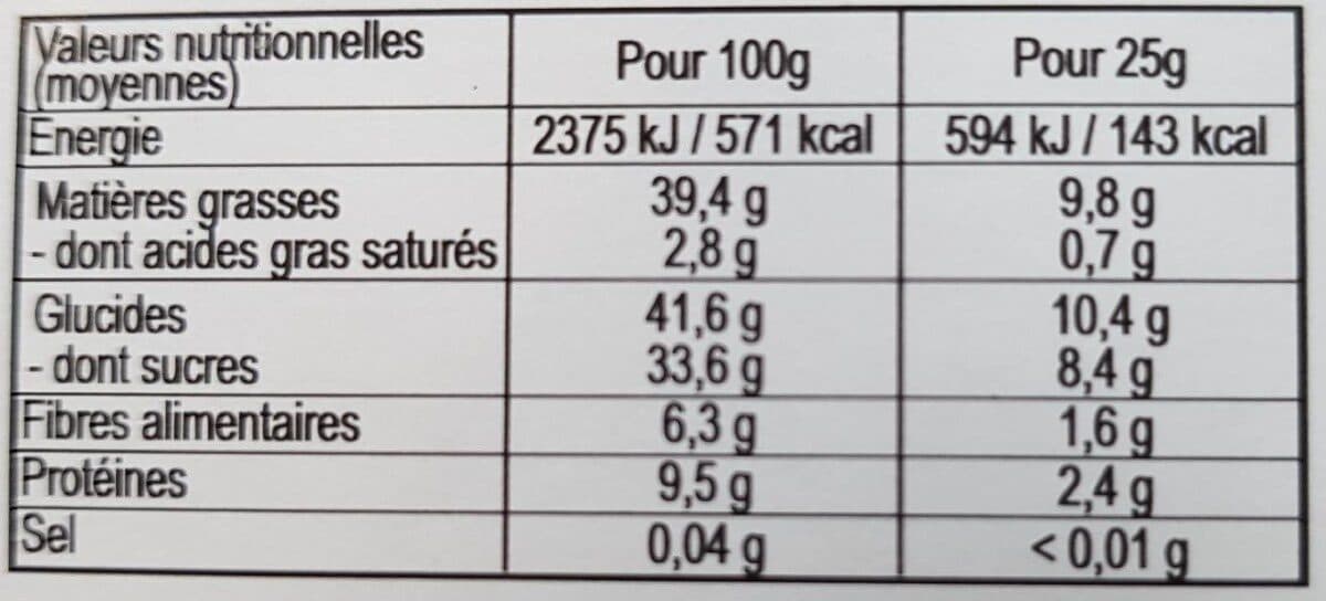 Barressentielle Barrssentielle Noisette gingembre "goût intense" packshot