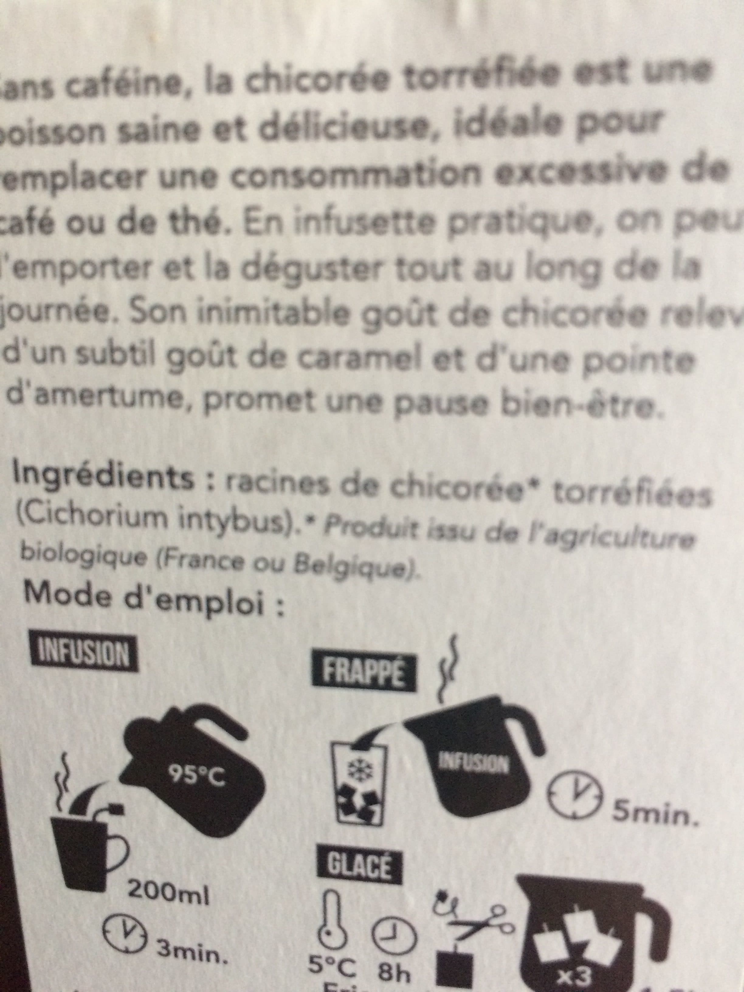 Aromandise Chicorée Torréfiée Bio - 20 Sachets - Aromandise packshot