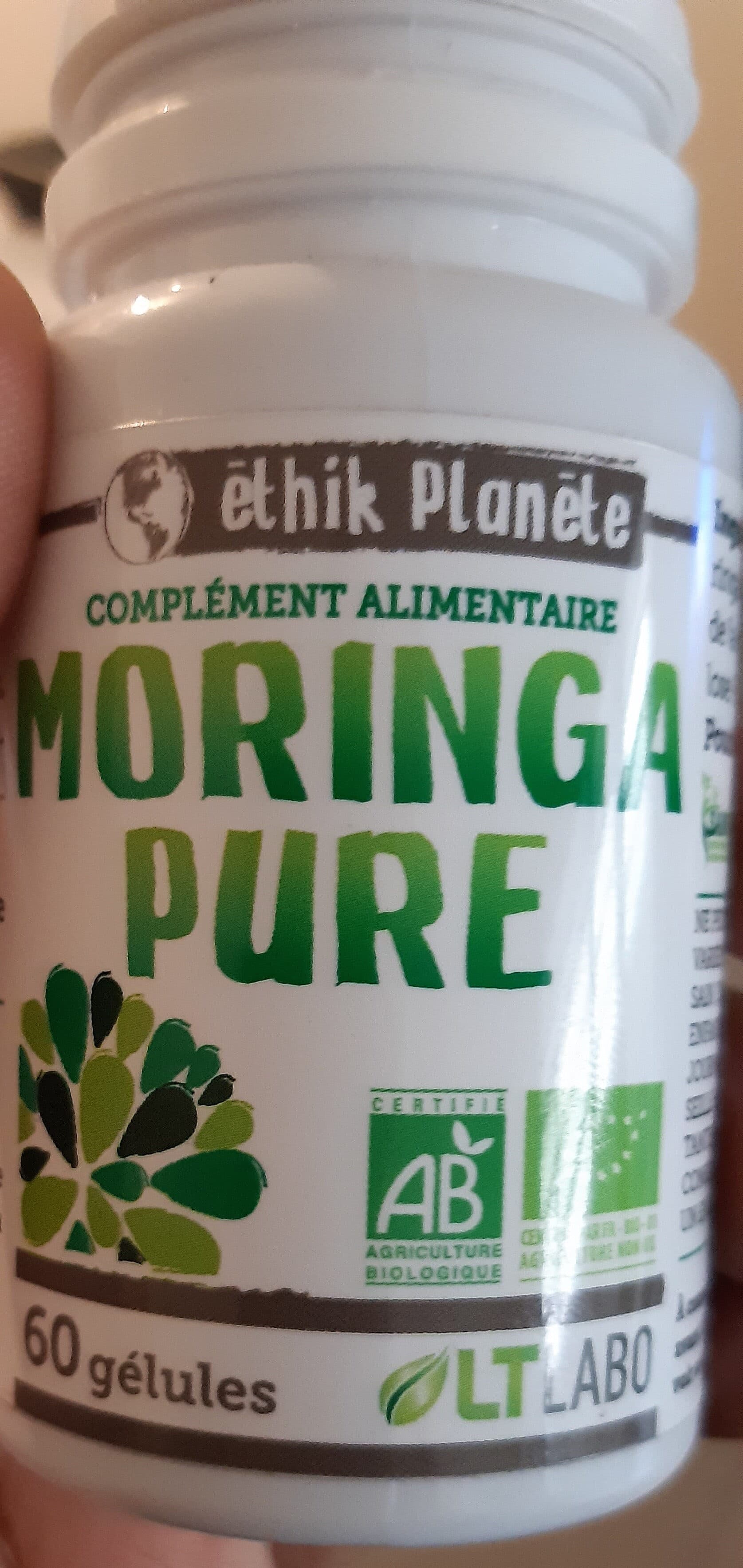 Open Food Facts Moringa Pure Bio - 60 Gélules - LT Labo packshot