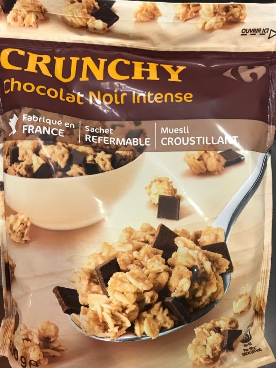 Open Food Facts CRUNCHY Chocolat intense packshot