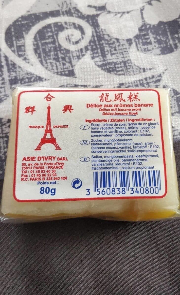Asie d ivry Délice à l'arôme de banane packshot