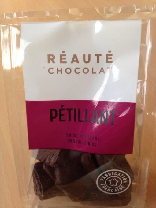 Réauté chocolat Pétillant Chocolat noir packshot